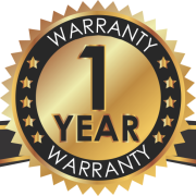 1 Year Warranty 1 Year Warranty